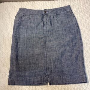 Coldwater Creek Blue Pencil Skirt